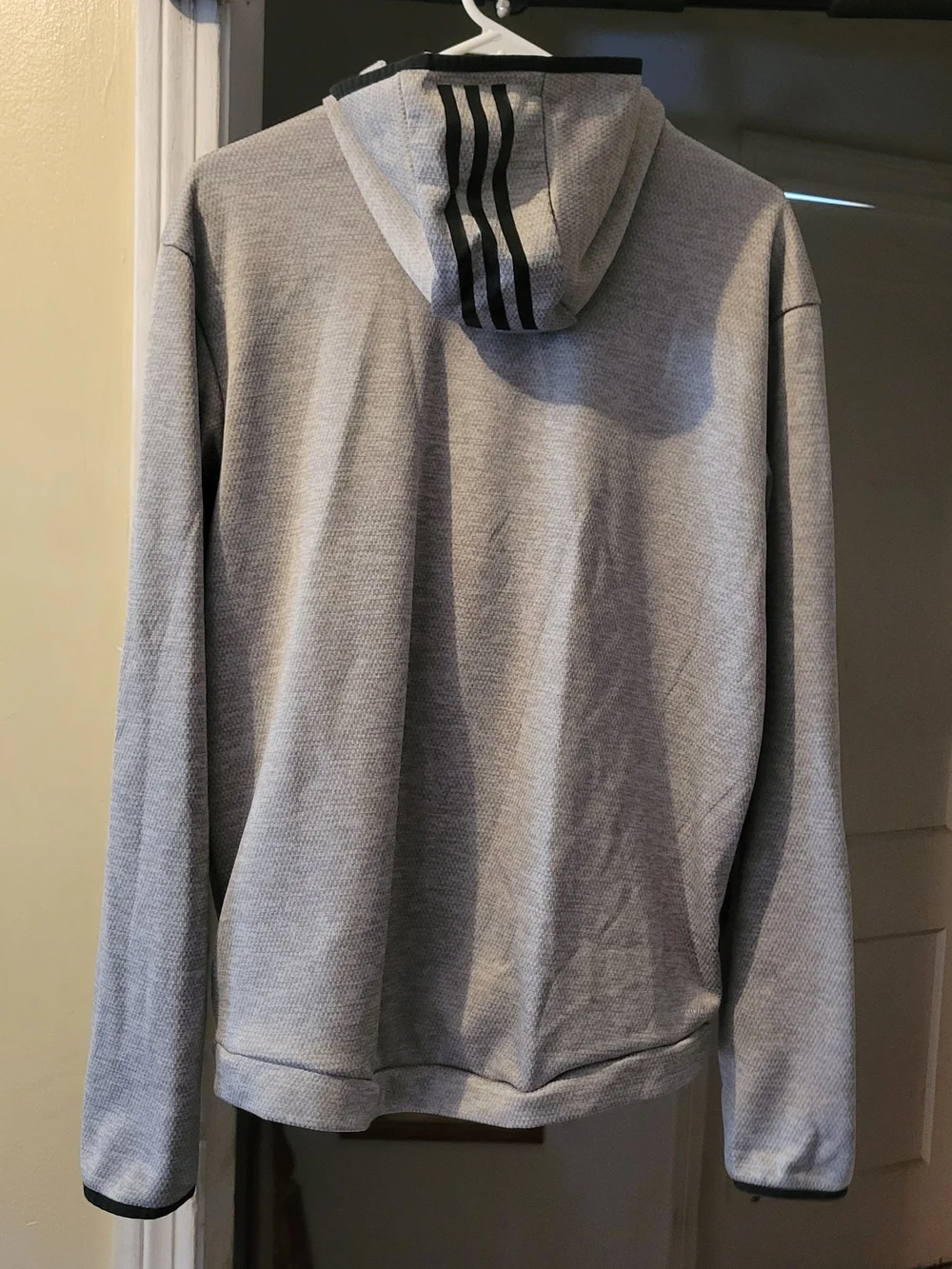 Adidas Men’s Gray Hooded Jacket
